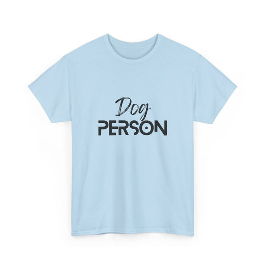 "Dog person" Unisex Cotton Tee