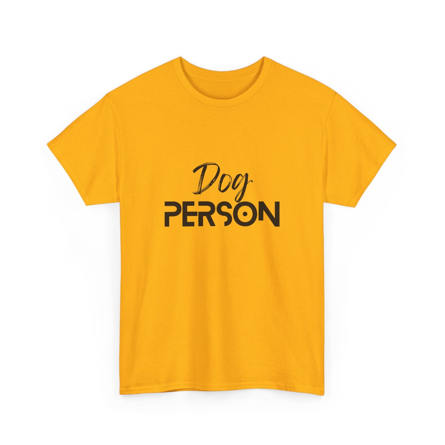 "Dog person" Unisex Cotton Tee