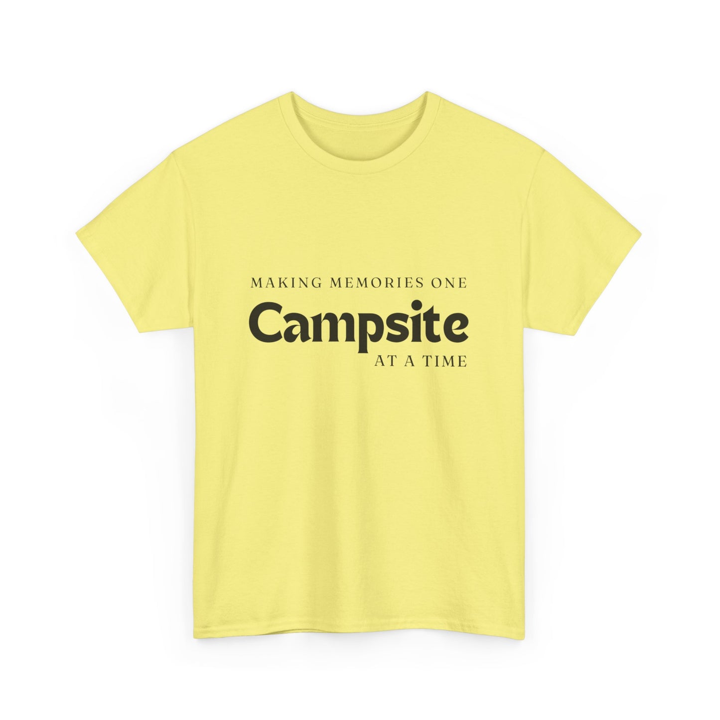 "Making memories one campfire at a time" Unisex Cotton Tee