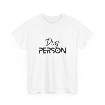 "Dog person" Unisex Cotton Tee