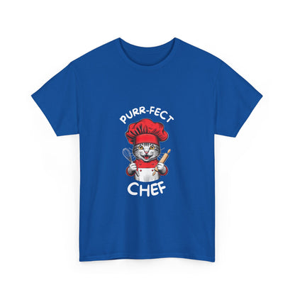 "Purr-fect chef" Unisex Cotton Tee