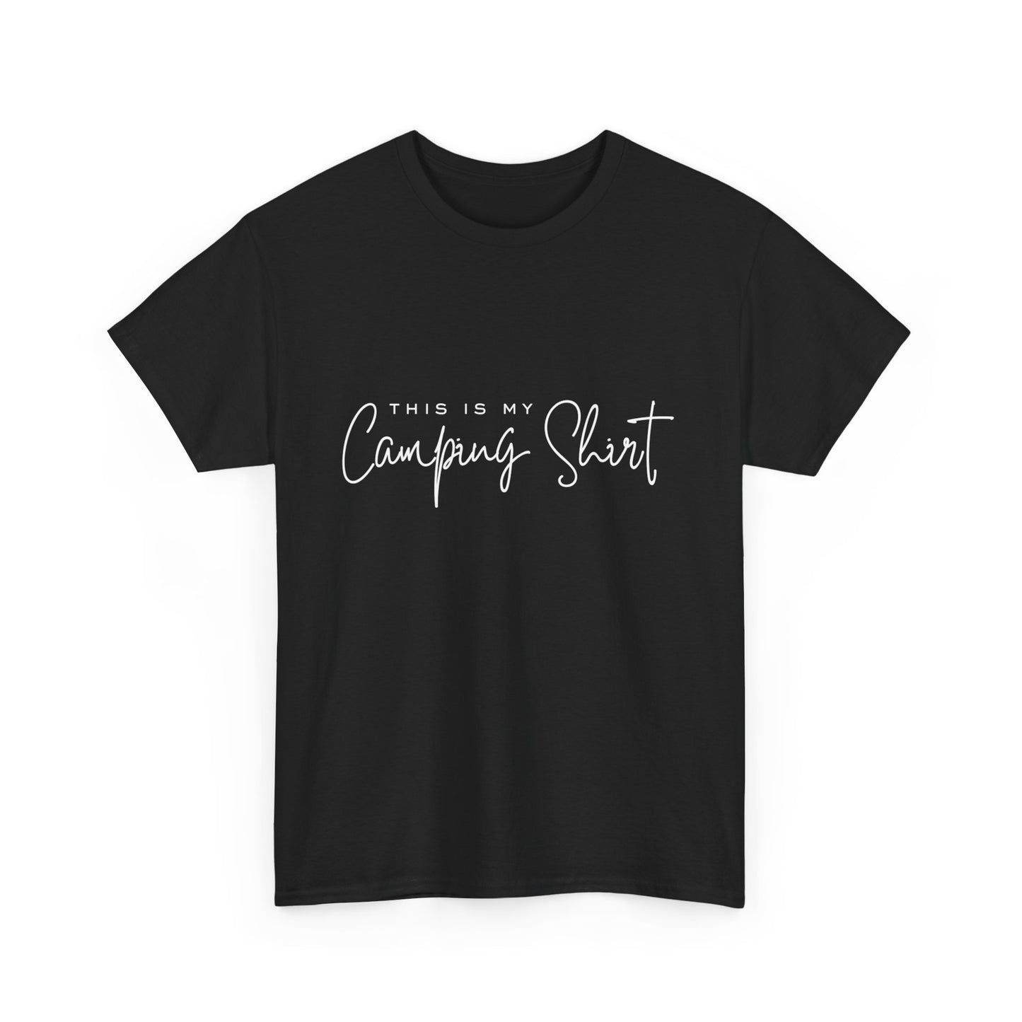 "This is my camping shirt" Unisex Cotton Tee