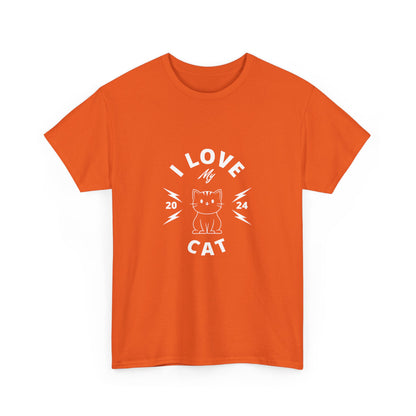 "I love my Cat" Unisex Cotton Tee