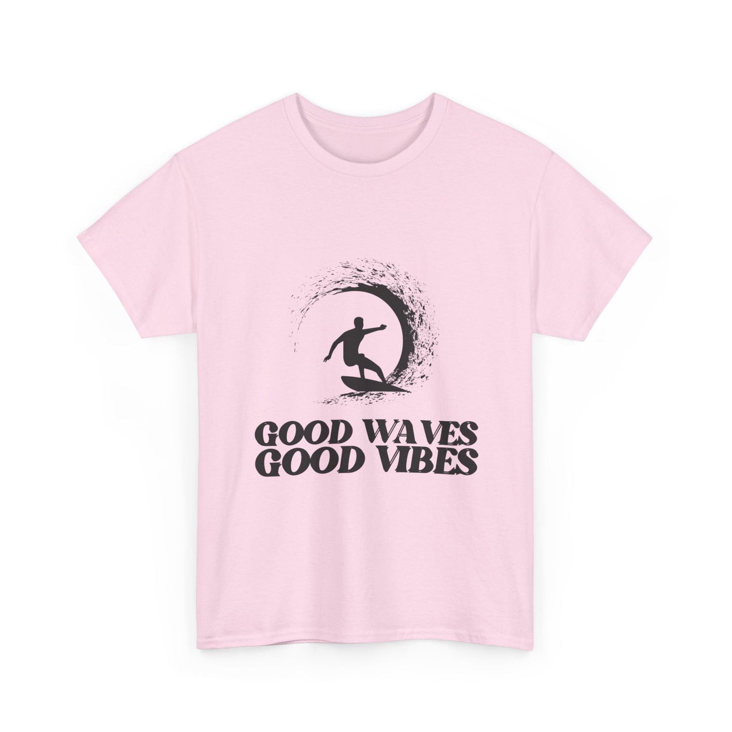 "Good waves good vibes" Unisex Cotton Tee