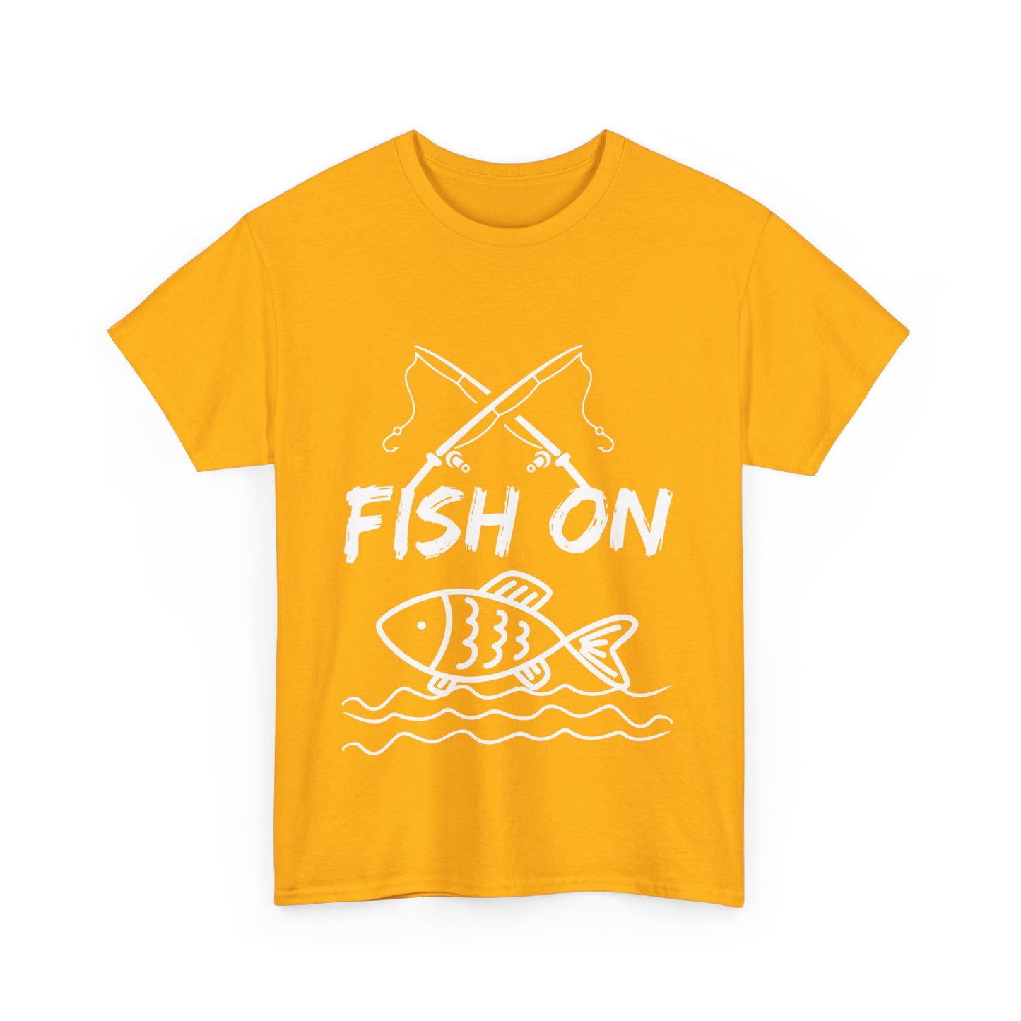 "Fish on" Unisex Cotton Tee