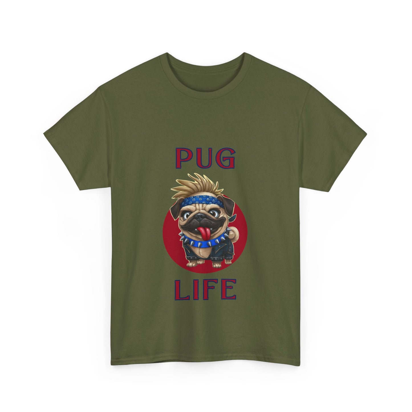 "Pug life" Unisex Cotton Tee