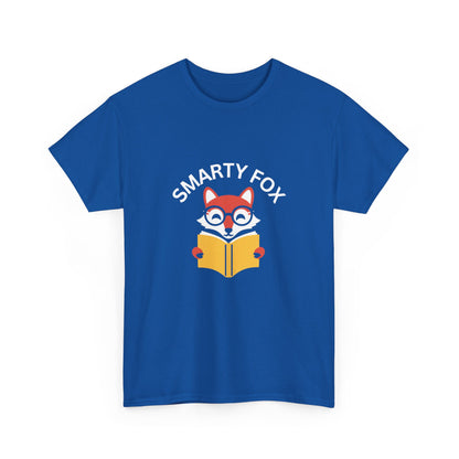 "Smarty fox" Unisex Cotton Tee