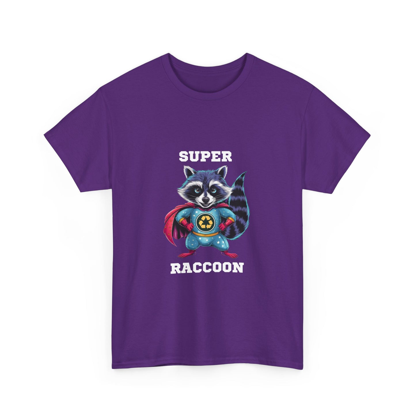 "Super raccoon" Unisex Cotton Tee