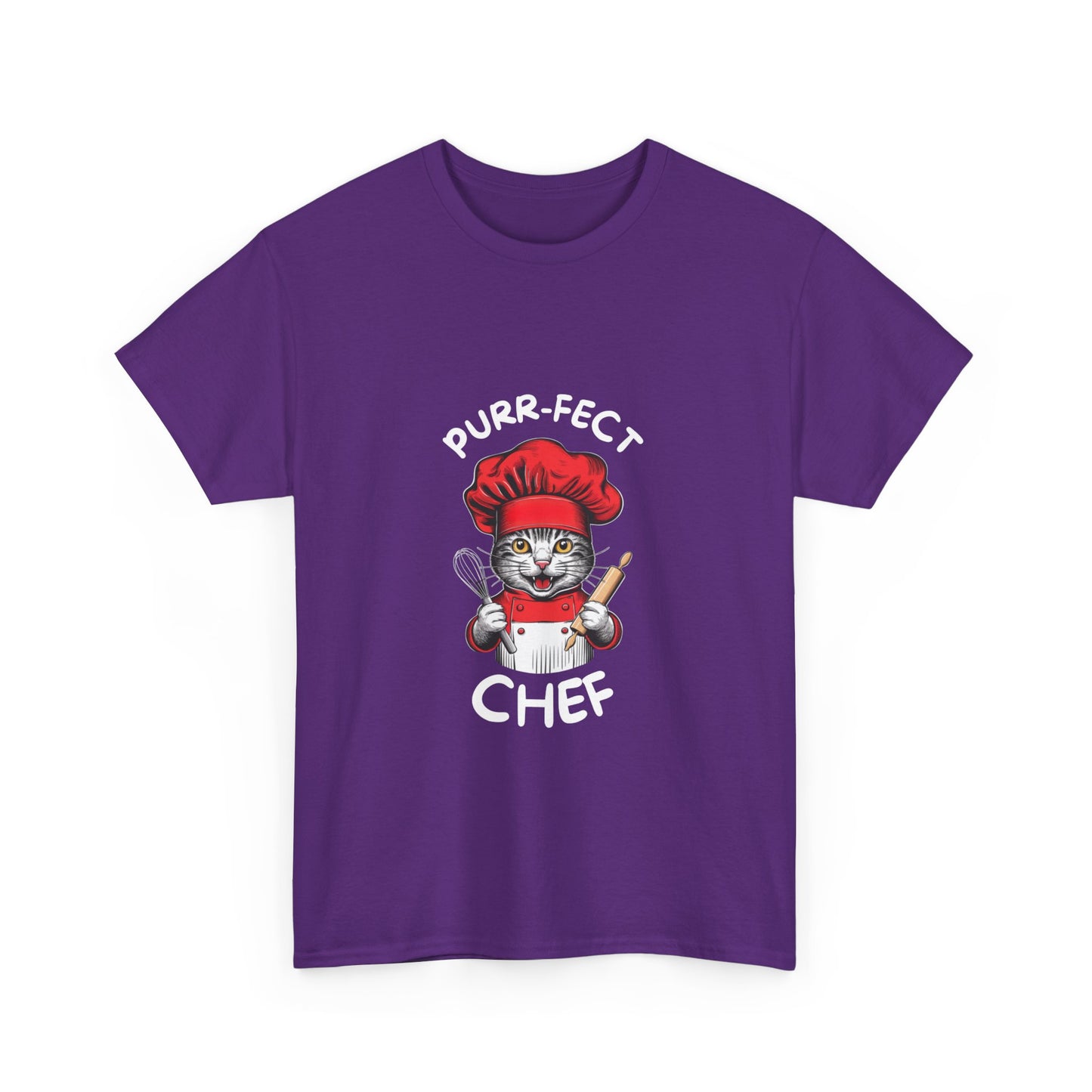 "Purr-fect chef" Unisex Cotton Tee