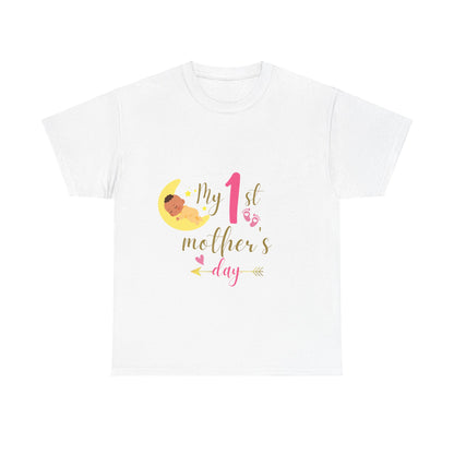 "My 1st mothers day" Unisex Tee