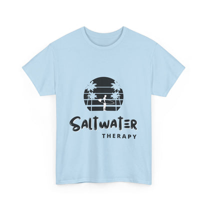 "Saltwater therapy. " Unisex Cotton Tee