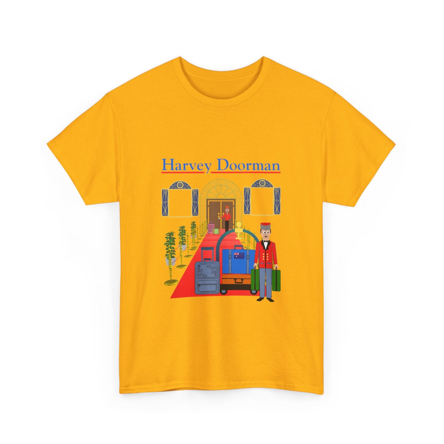 "Harvey doorman" Unisex Cotton Tee