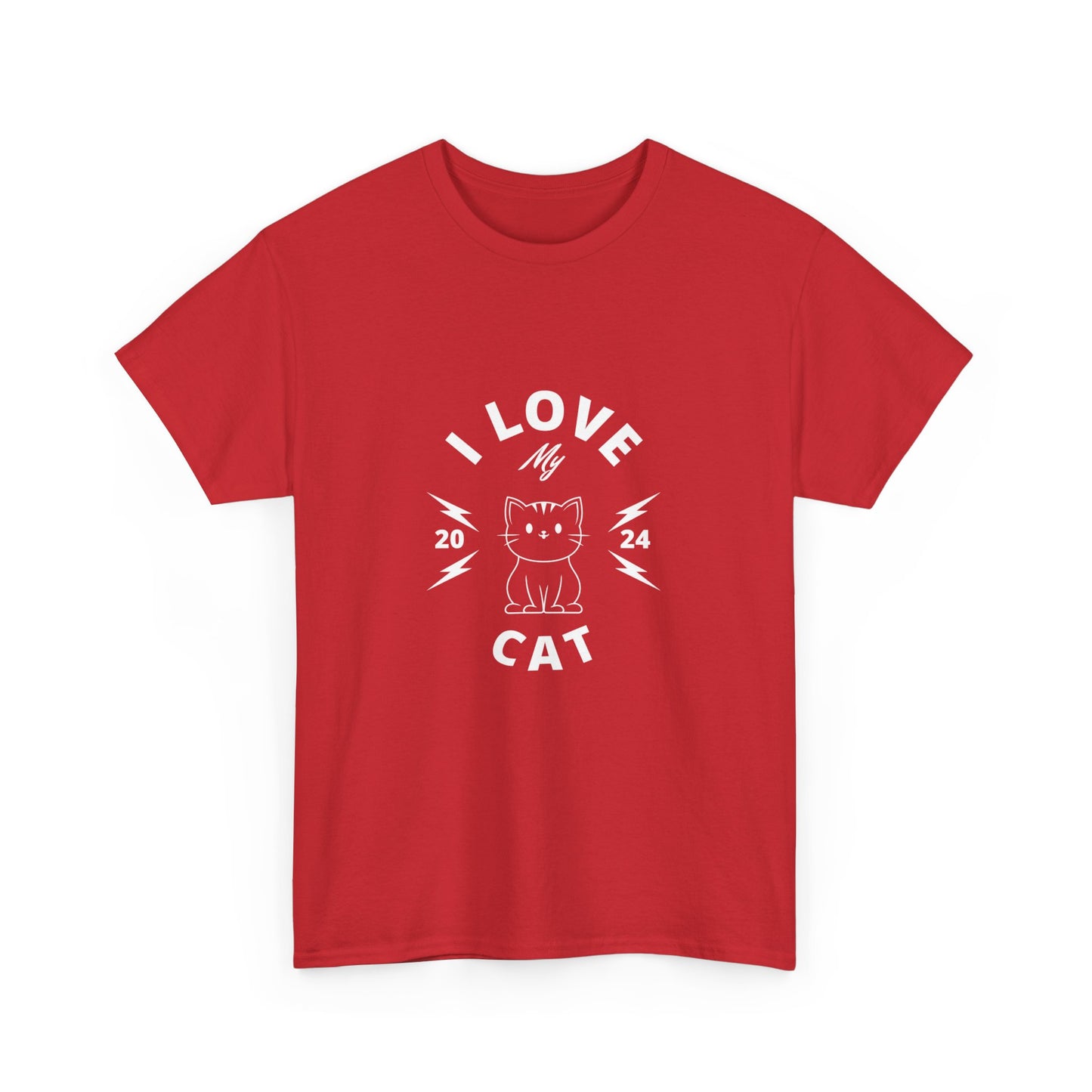 "I love my Cat" Unisex Cotton Tee