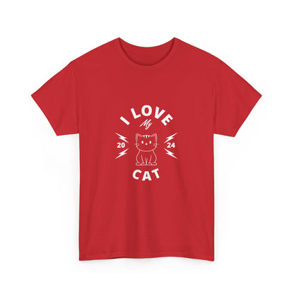 "I love my Cat" Unisex Cotton Tee