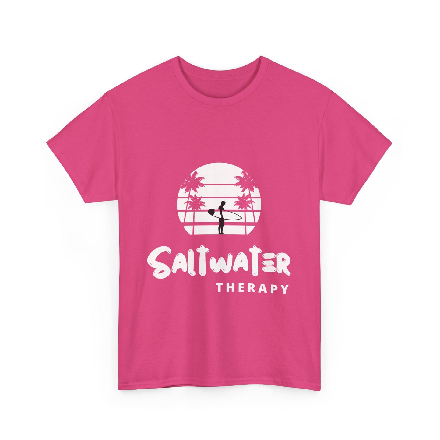 "Saltwater therapy. " Unisex Cotton Tee