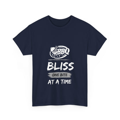 "BBQ bliss, one bite at a time." Unisex Cotton Tee