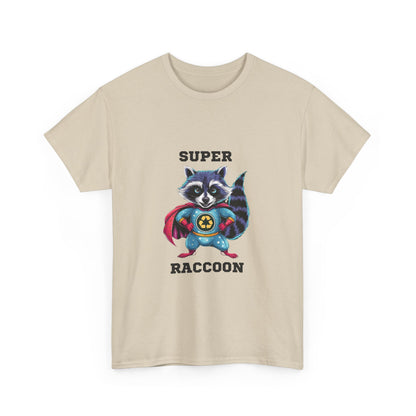 "Super raccoon" Unisex Cotton Tee