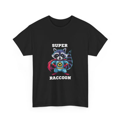 "Super raccoon" Unisex Cotton Tee