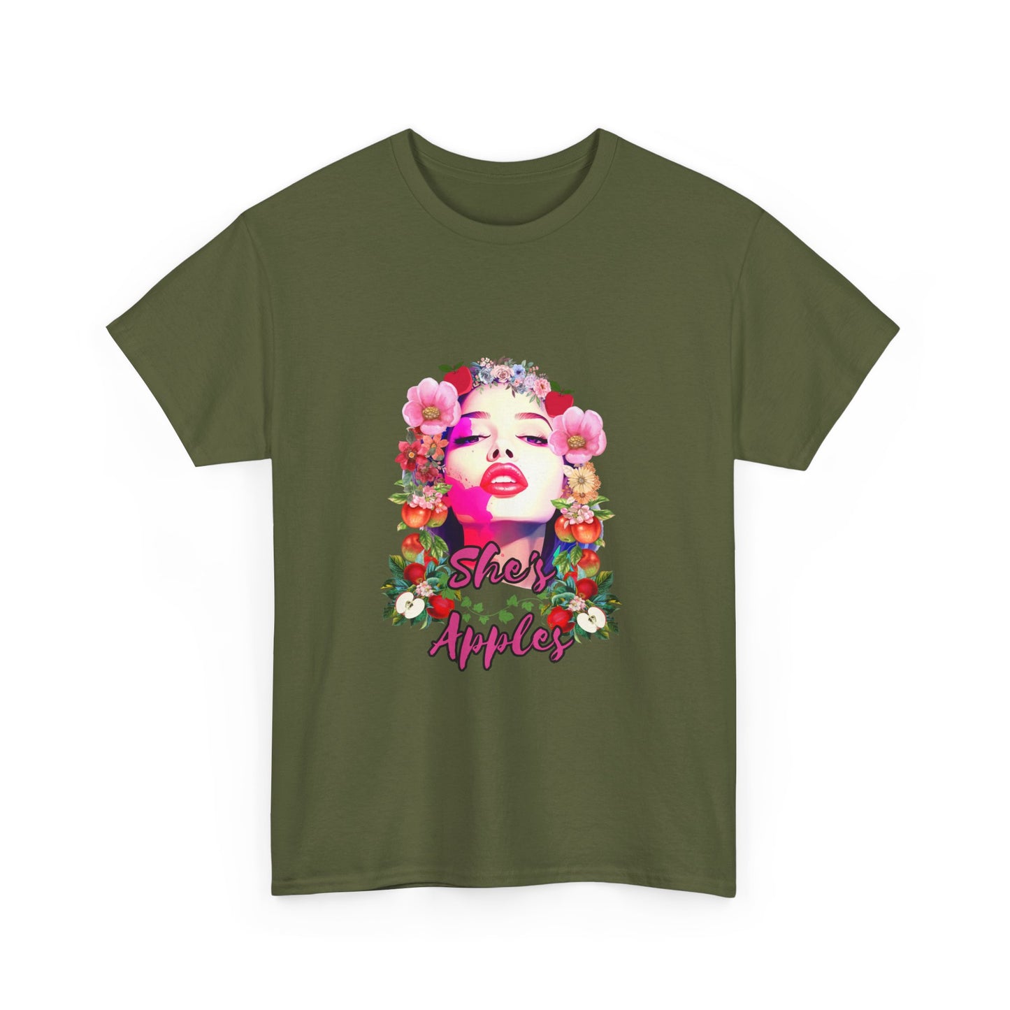 "She's apples" Unisex Cotton Tee