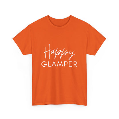 "Happy glamper" Unisex Cotton Tee