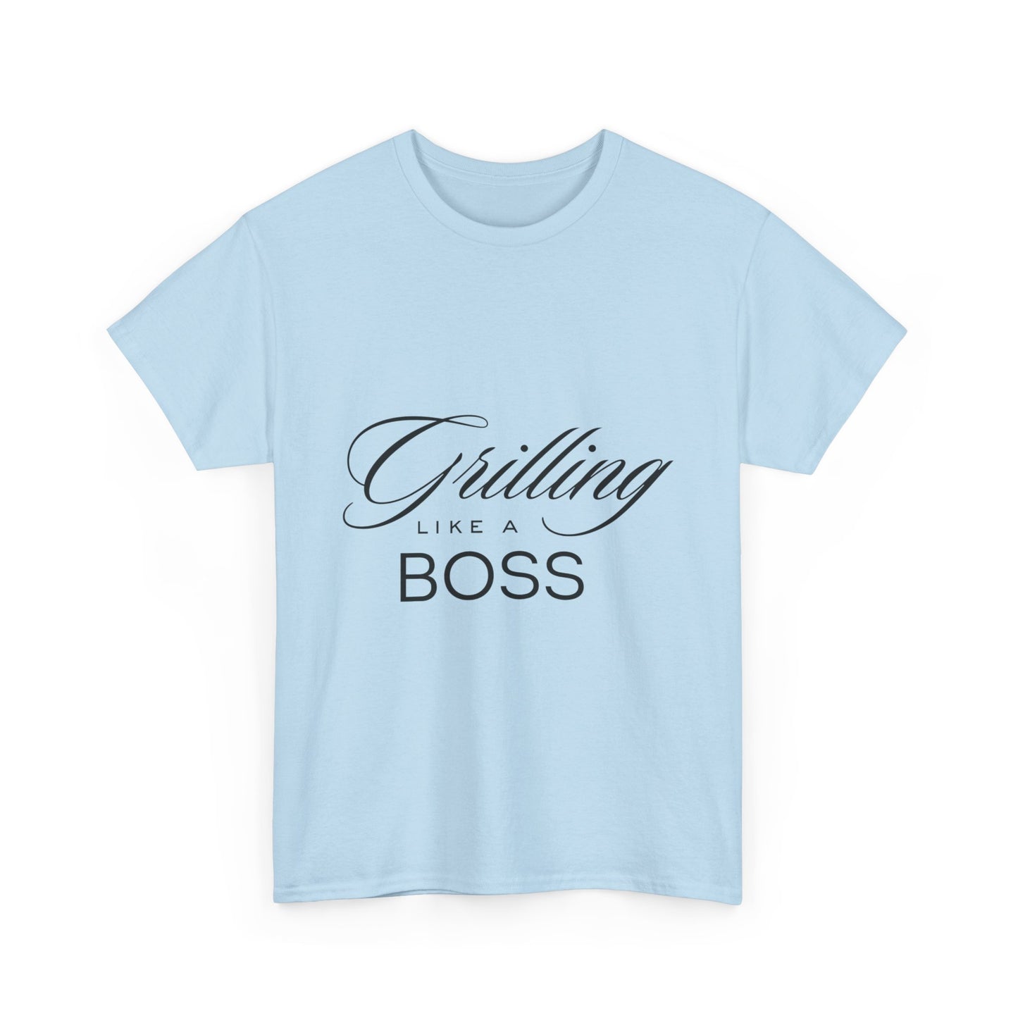 "Grilling like a boss." Unisex Cotton Tee