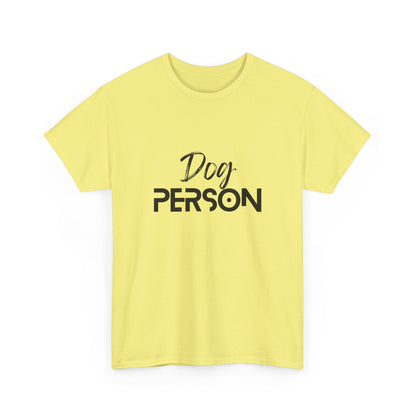 "Dog person" Unisex Cotton Tee