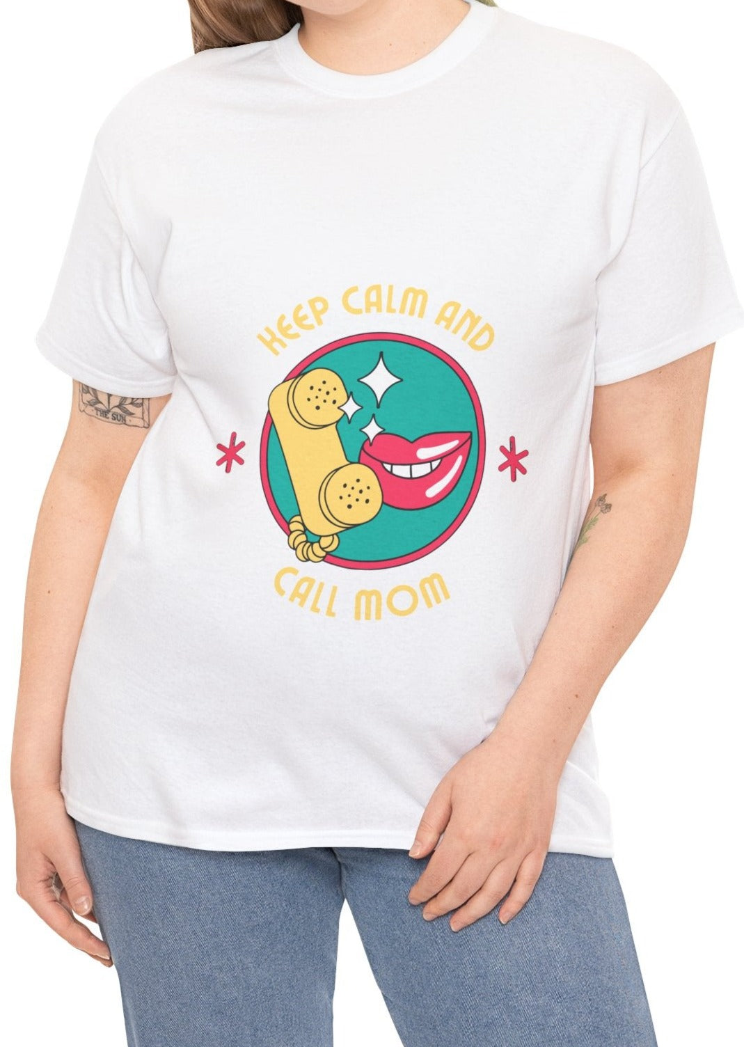 "Keep Calm and Call Mom" Unisex Tee