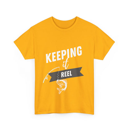 "Keeping it reel" Unisex Cotton Tee