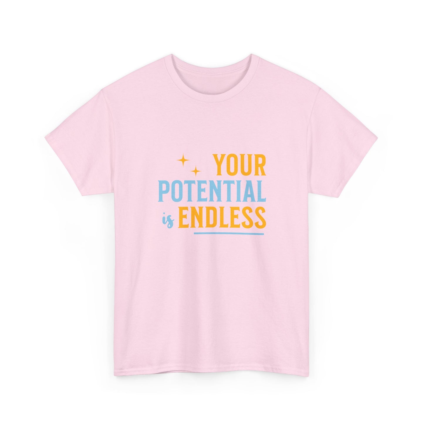 "Your potential is endless" Unisex Cotton Tee