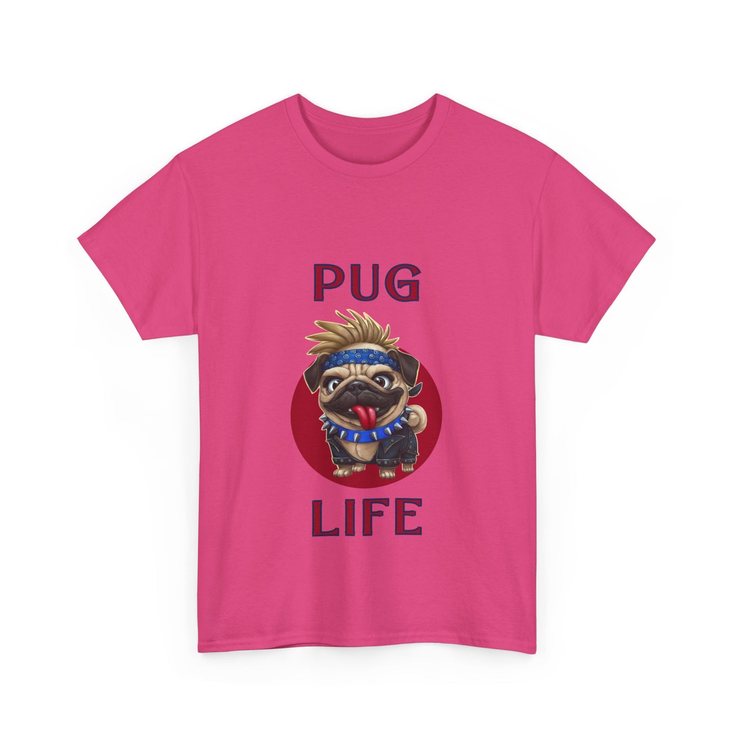 "Pug life" Unisex Cotton Tee