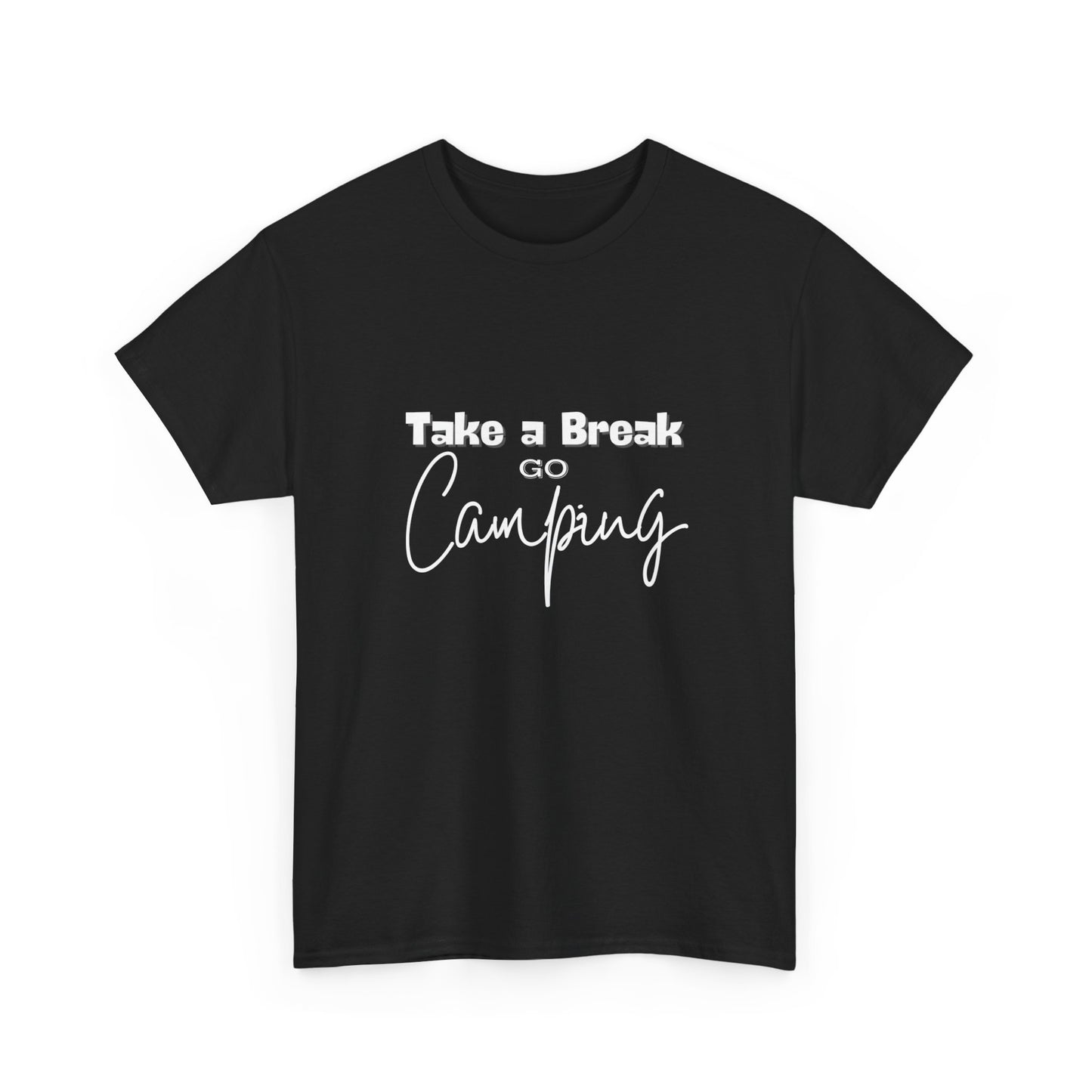 "Take a Break, Go Camping" Unisex Cotton Tee