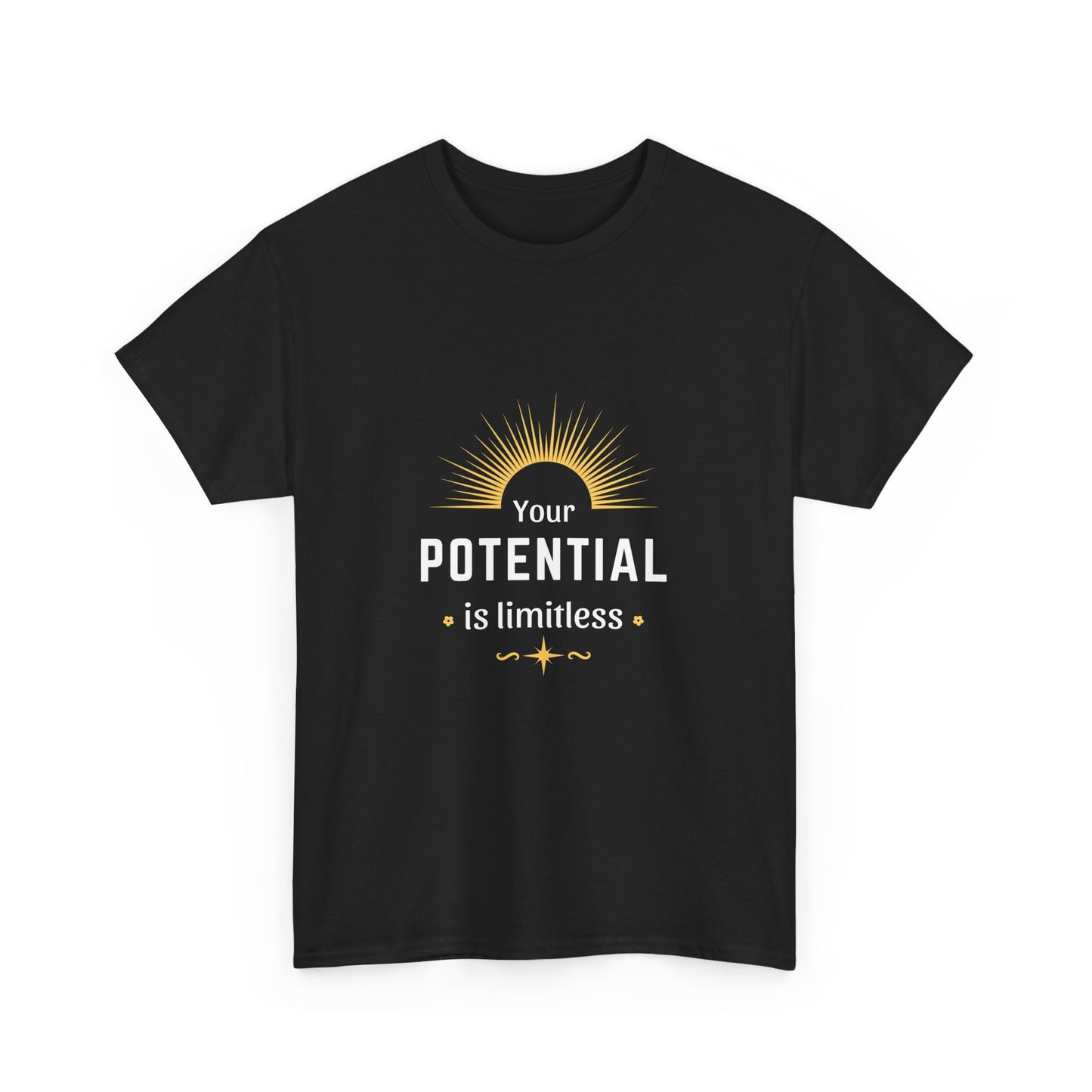 "Your potential is limitless" Unisex Cotton Tee