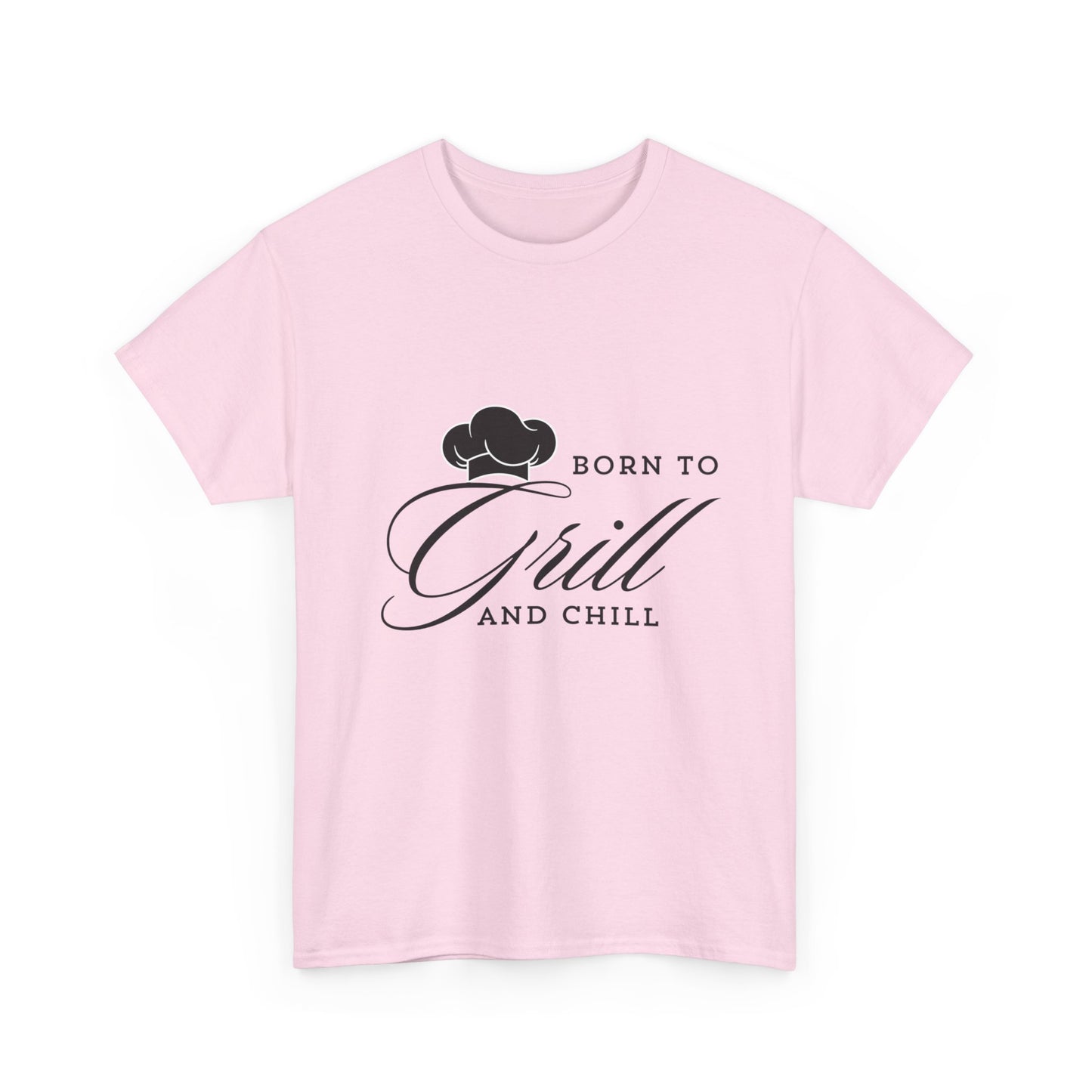 "Born to grill and chill" Unisex Cotton Tee