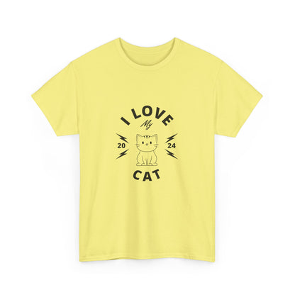 "I love my Cat" Unisex Cotton Tee