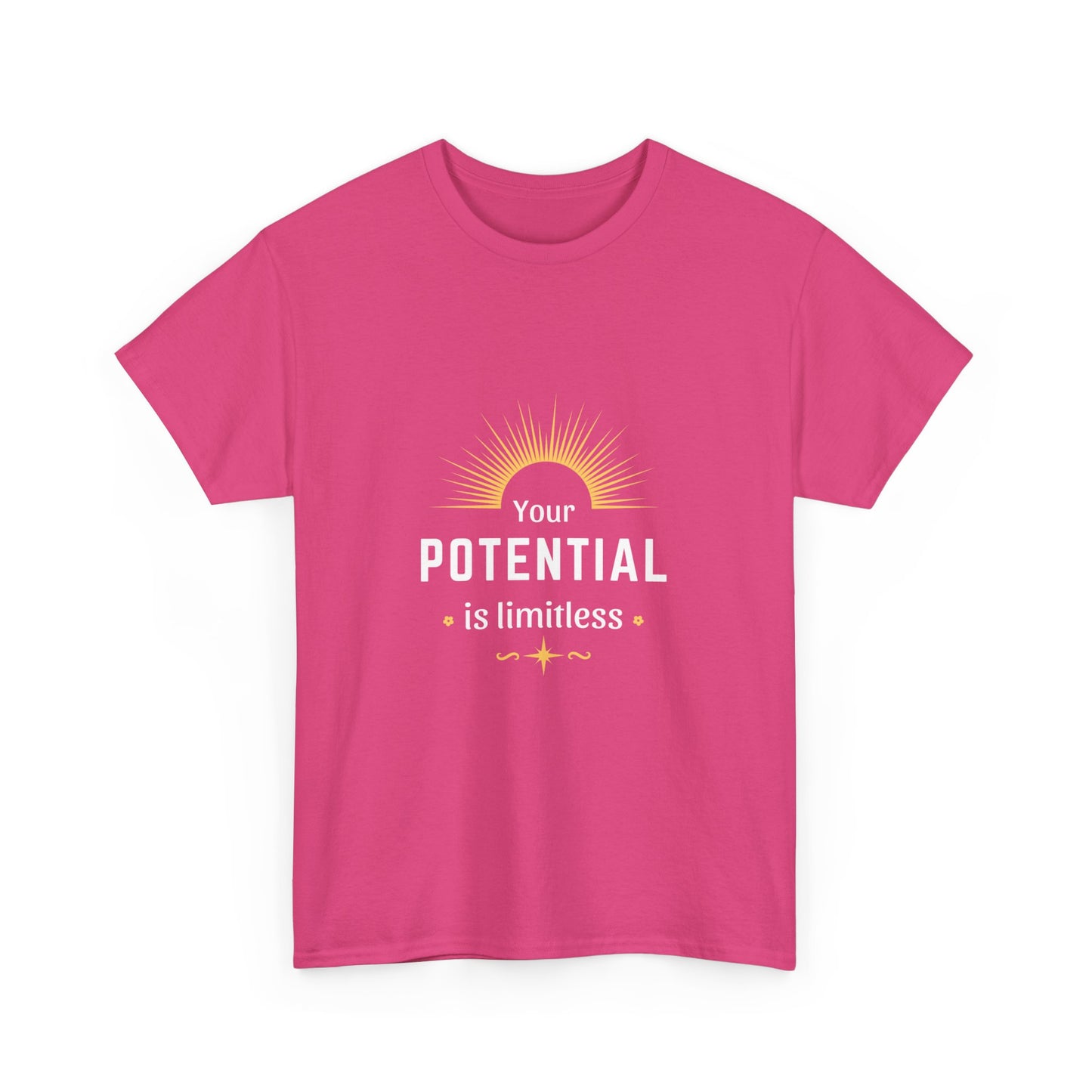 "Your potential is limitless" Unisex Cotton Tee