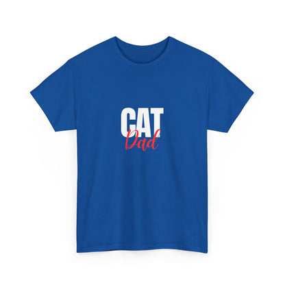 "Cat dad" Unisex Cotton Tee