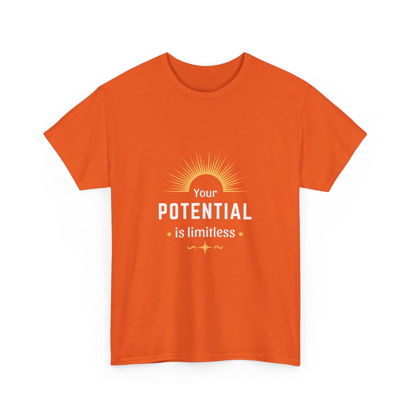 "Your potential is limitless" Unisex Cotton Tee