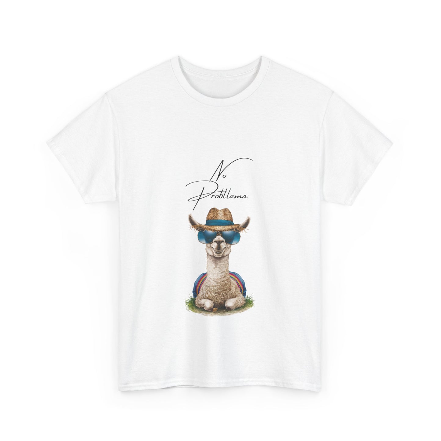 "No Probllama" Unisex Cotton Tee