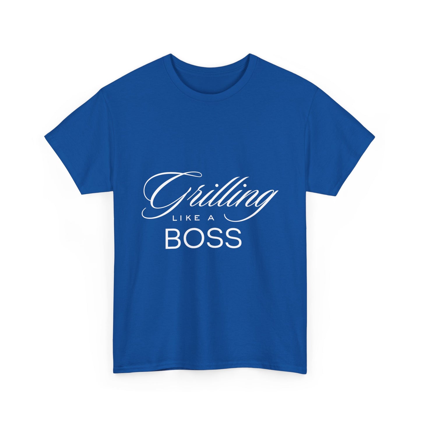 "Grilling like a boss." Unisex Cotton Tee