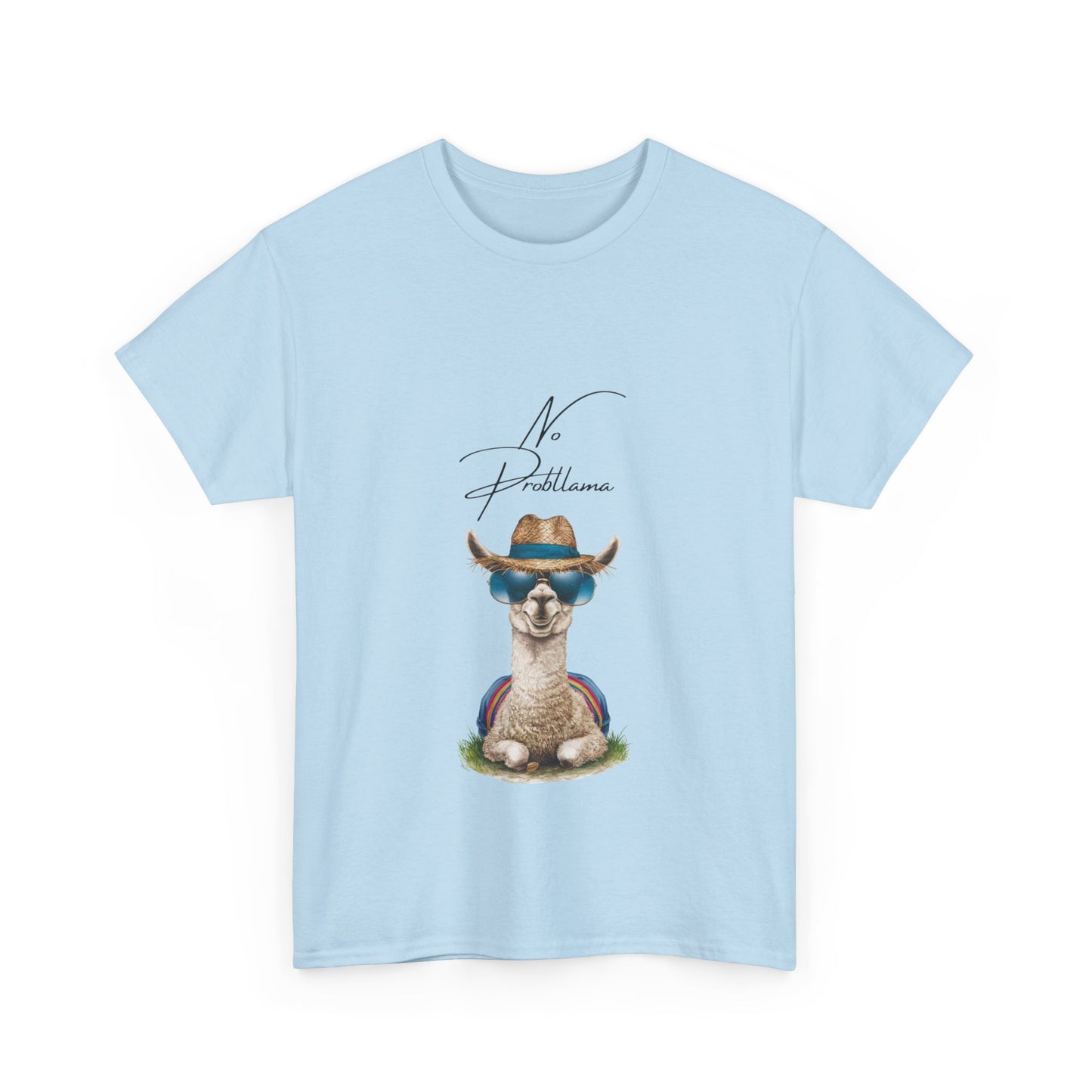 "No Probllama" Unisex Cotton Tee