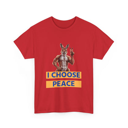 "I choose peace" Unisex Cotton Tee