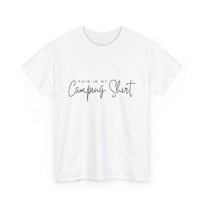 "This is my camping shirt" Unisex Cotton Tee