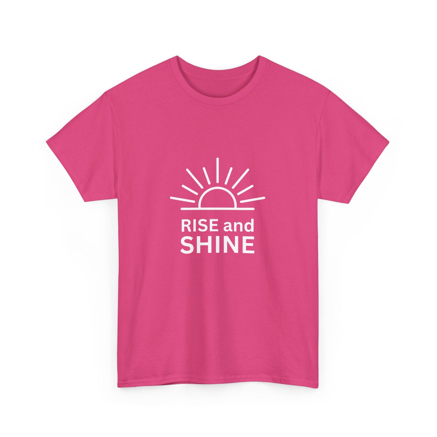 "Rise and shine" Unisex Cotton Tee