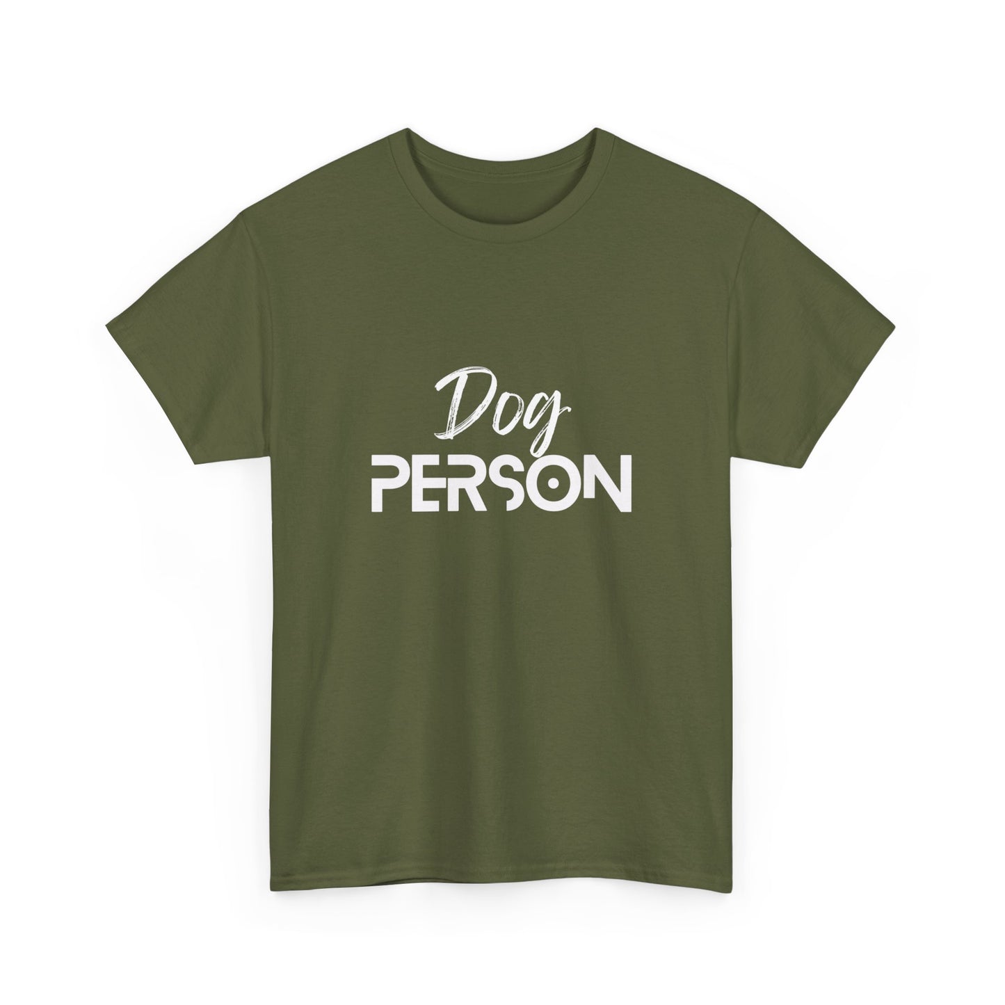 "Dog person" Unisex Cotton Tee