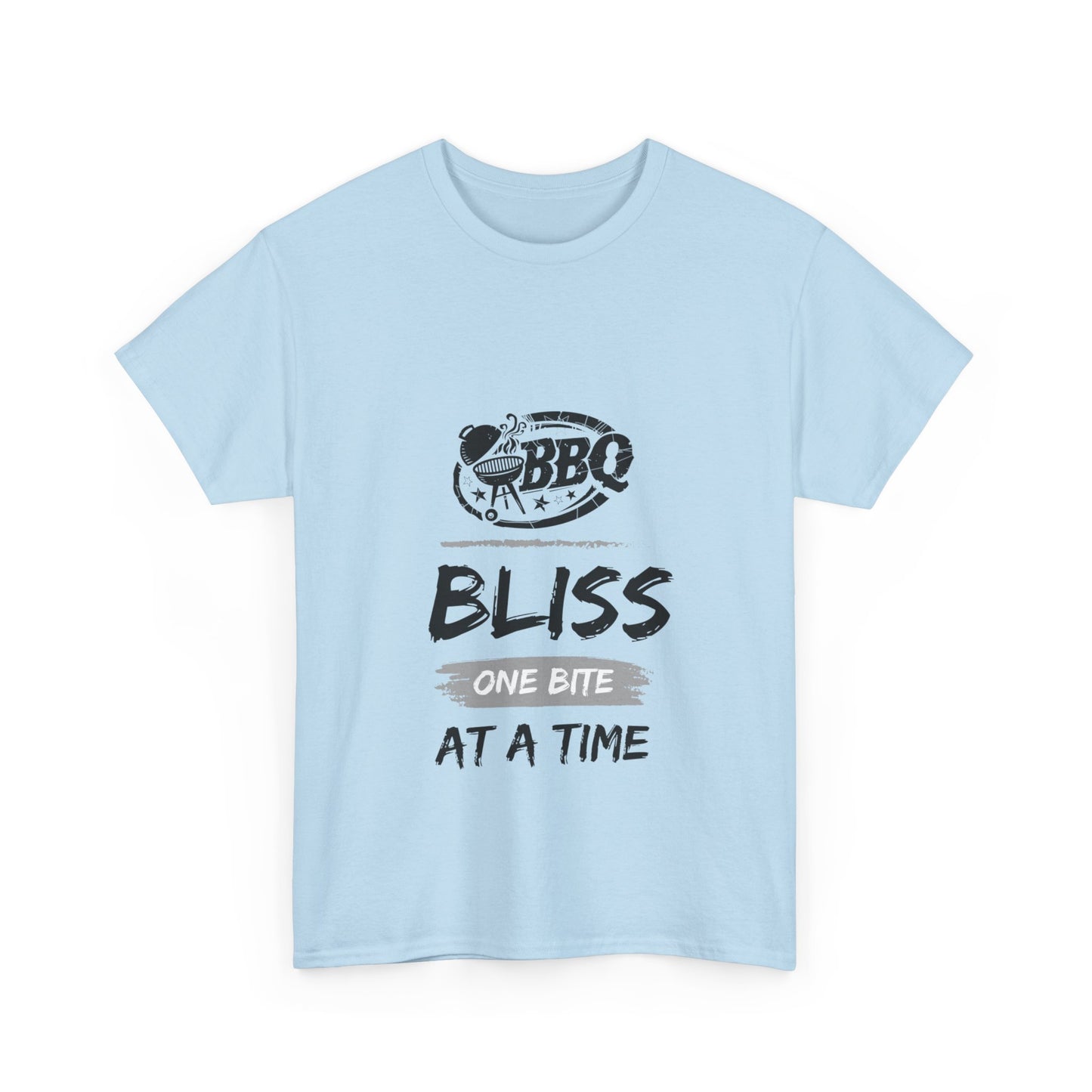 "BBQ bliss, one bite at a time." Unisex Cotton Tee