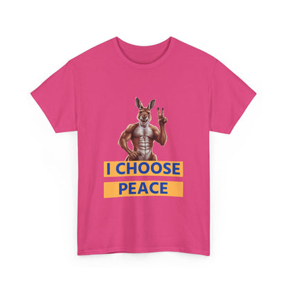 "I choose peace" Unisex Cotton Tee