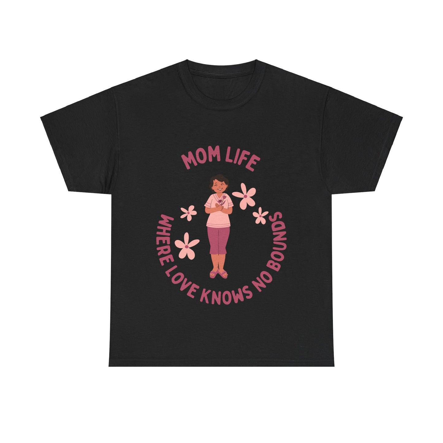 "Mom life: where love knows no bounds" Unisex Tee