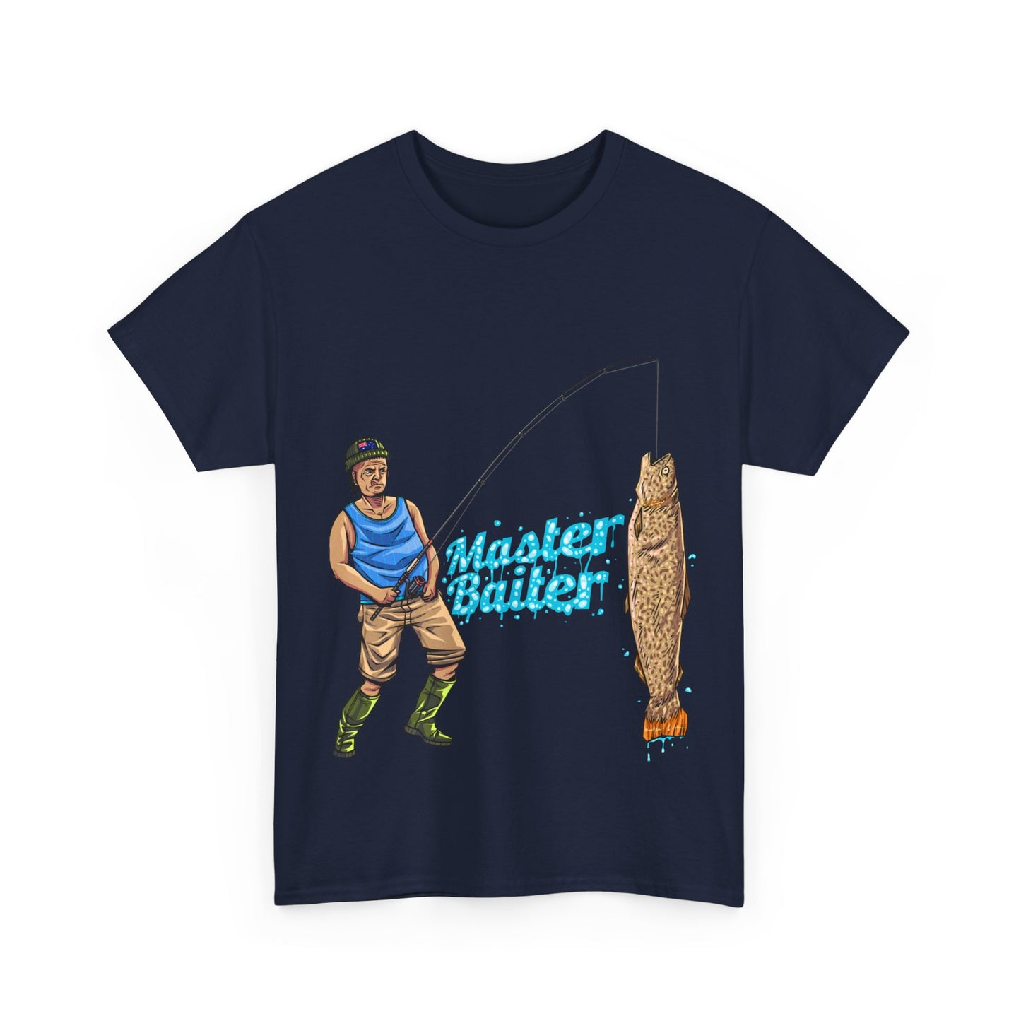 "Master baiter" Unisex Cotton Tee