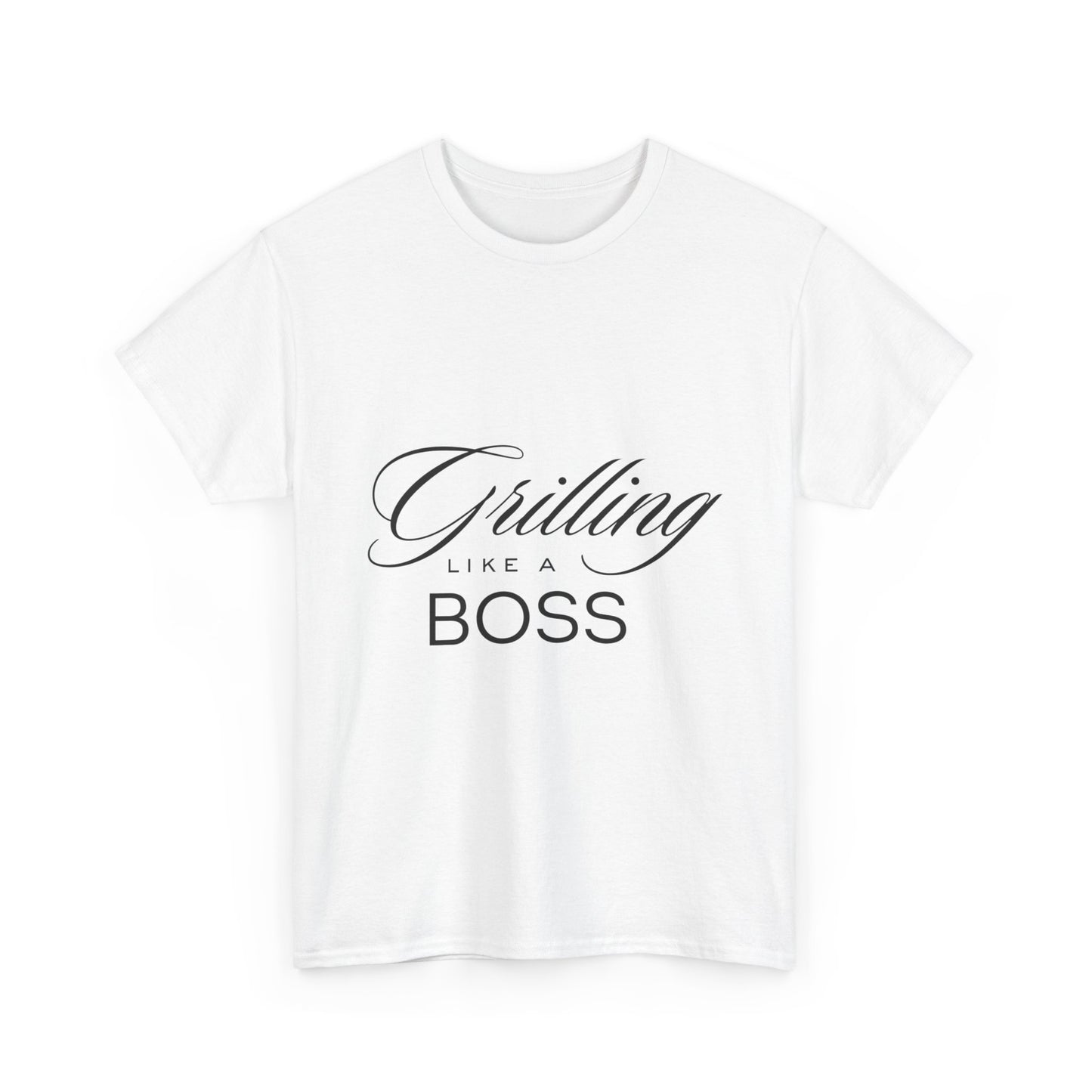 "Grilling like a boss." Unisex Cotton Tee