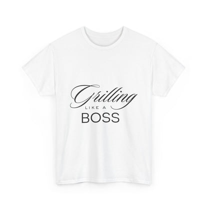 "Grilling like a boss." Unisex Cotton Tee